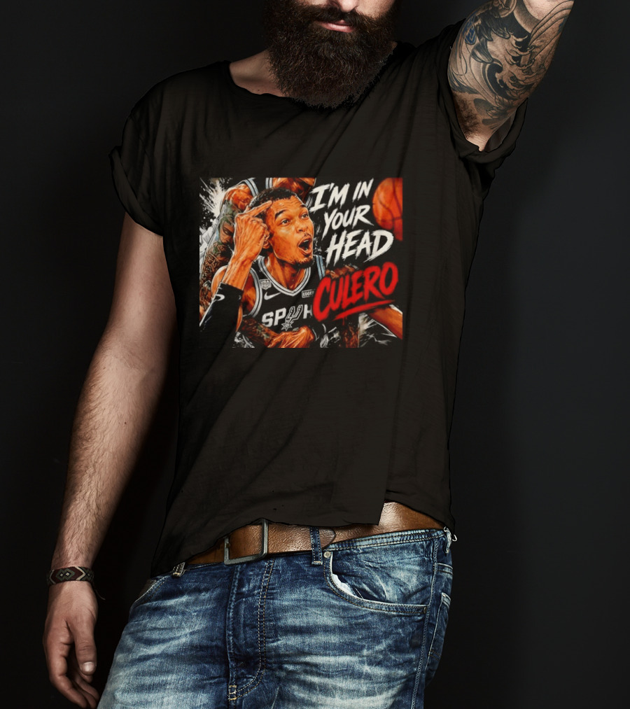 I'm In Your Head Culero Jeremy Sochan San Antonio Spurs NBA T-Shirt