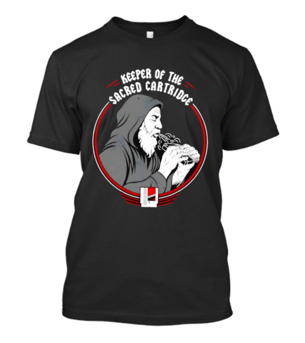 Keeper Of The Sacred Cartridge Gaming System Old Monk T-Shirt