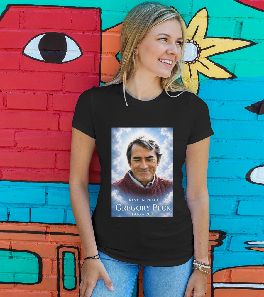 Rest In Peace Gregory Peck 1916 2003 Memorial T-Shirt