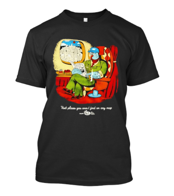 The Travel Agency Mile High Flyer Bird NY Visit Places You Won't Find On Any Map T-Shirt