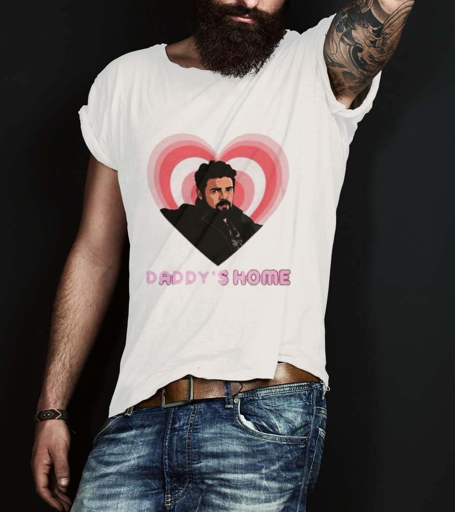 Daddy's Home The Boys Billy Butcher Heart T-Shirt