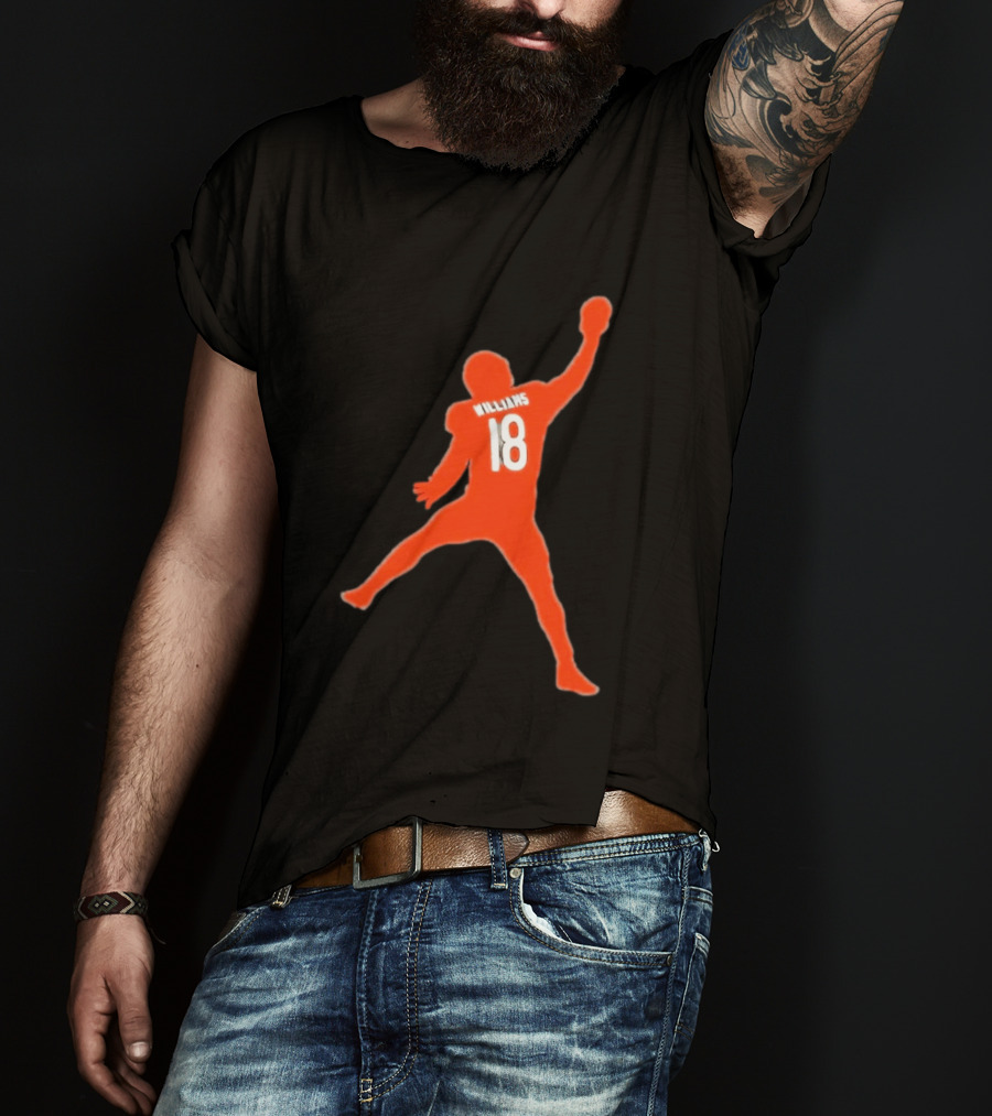 Chicago Bears Caleb Williams 18 Iceman Football Player T-Shirt