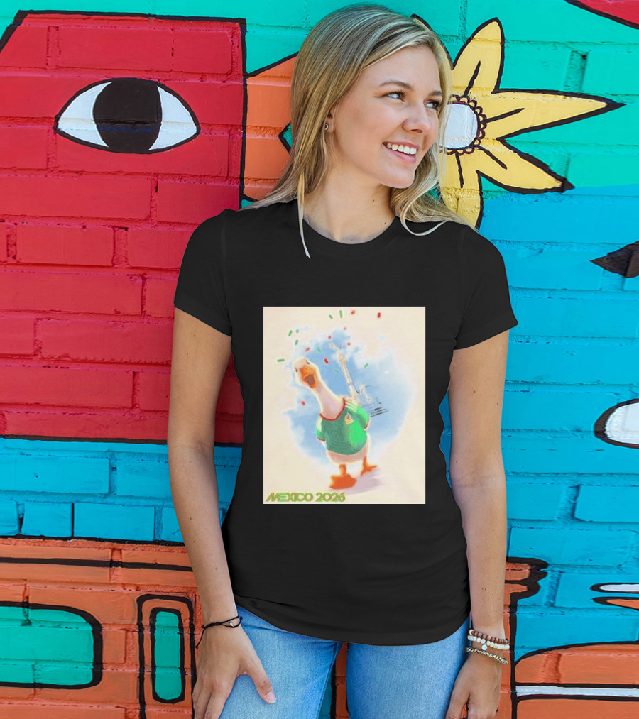 Goose Mexico Soccer Celebration 2026 T-Shirt