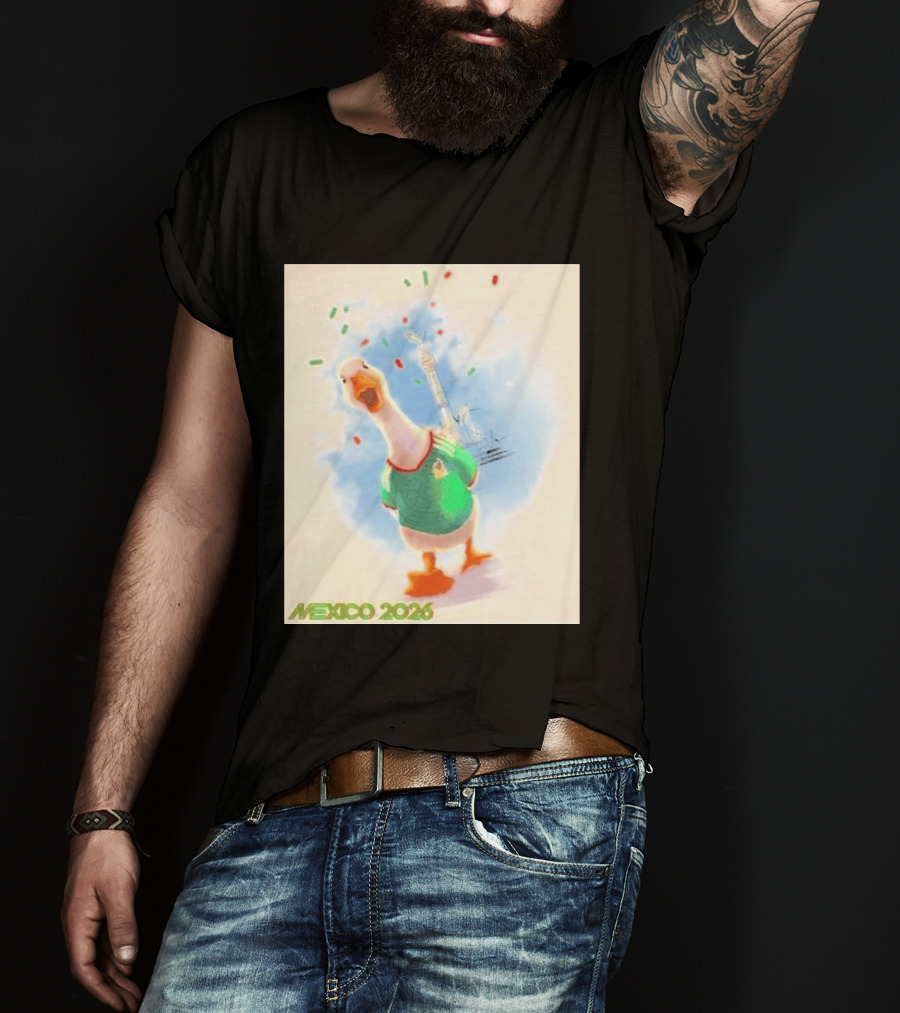 Goose Mexico Soccer Celebration 2026 T-Shirt