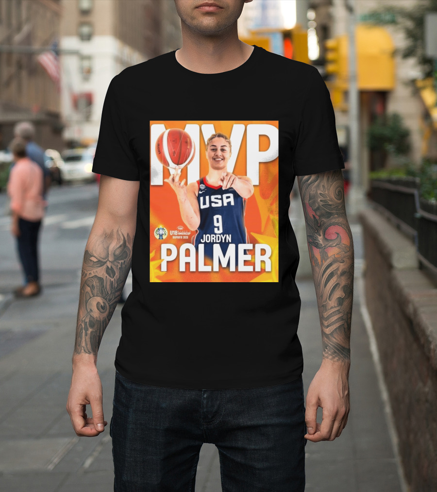 USA Basketball Jordyn Palmer MVP FIBA U18 Women's AmeriCup 2026 T-Shirt