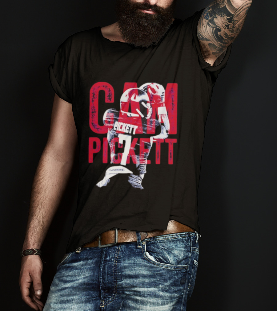 Kenny Pickett Pittsburgh Steelers Cam Pickett Number 7 T-Shirt