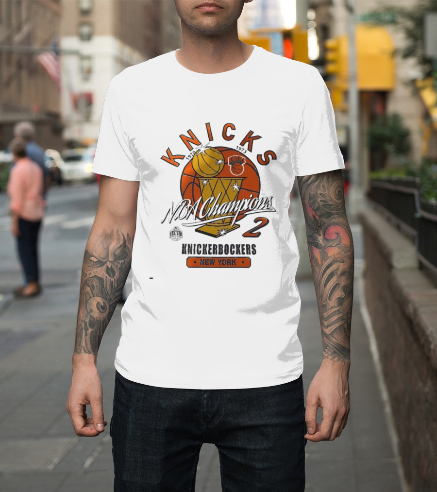 Knicks 1970 1973 NBA Champions Knickerbockers New York T-Shirt
