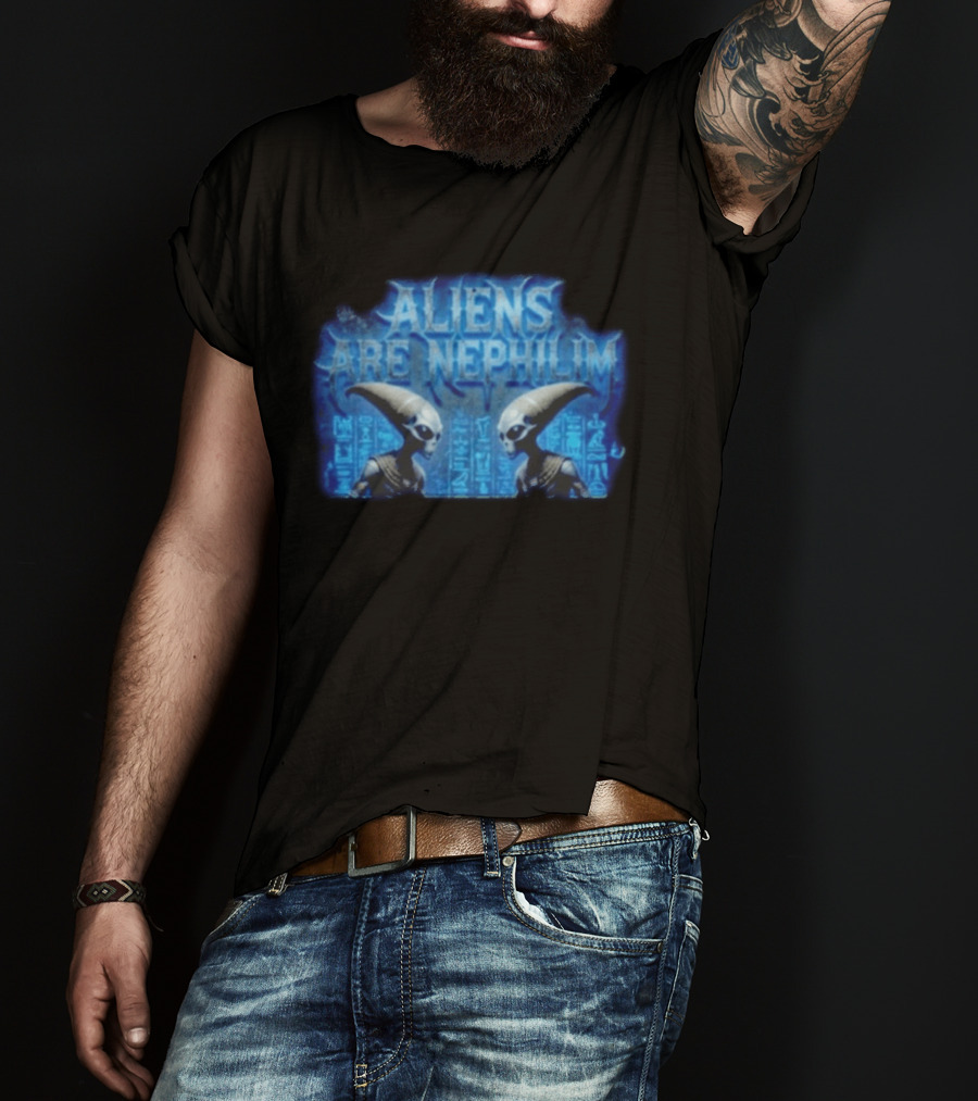 Aliens Are Nephilim Ancient Glyphs And Extraterrestrial Connection T-Shirt