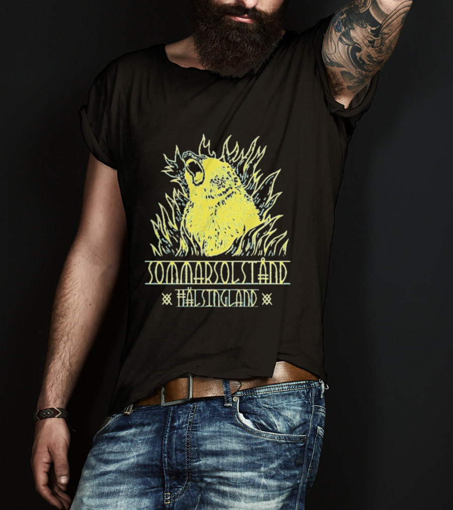 Sommarsolstånd Hälsingland Bear Flame T-Shirt