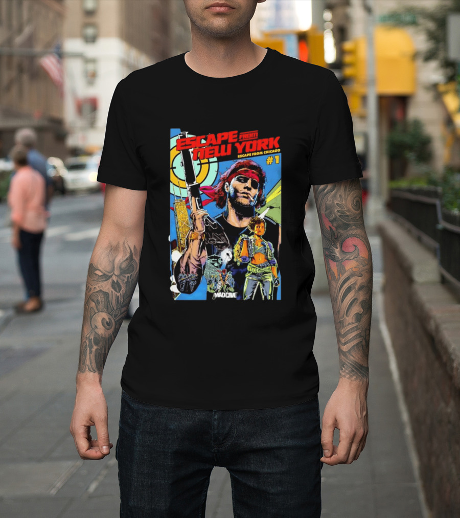 Escape From New York Escape From Chicago Comic Mad Cave Issue #1 T-Shirt