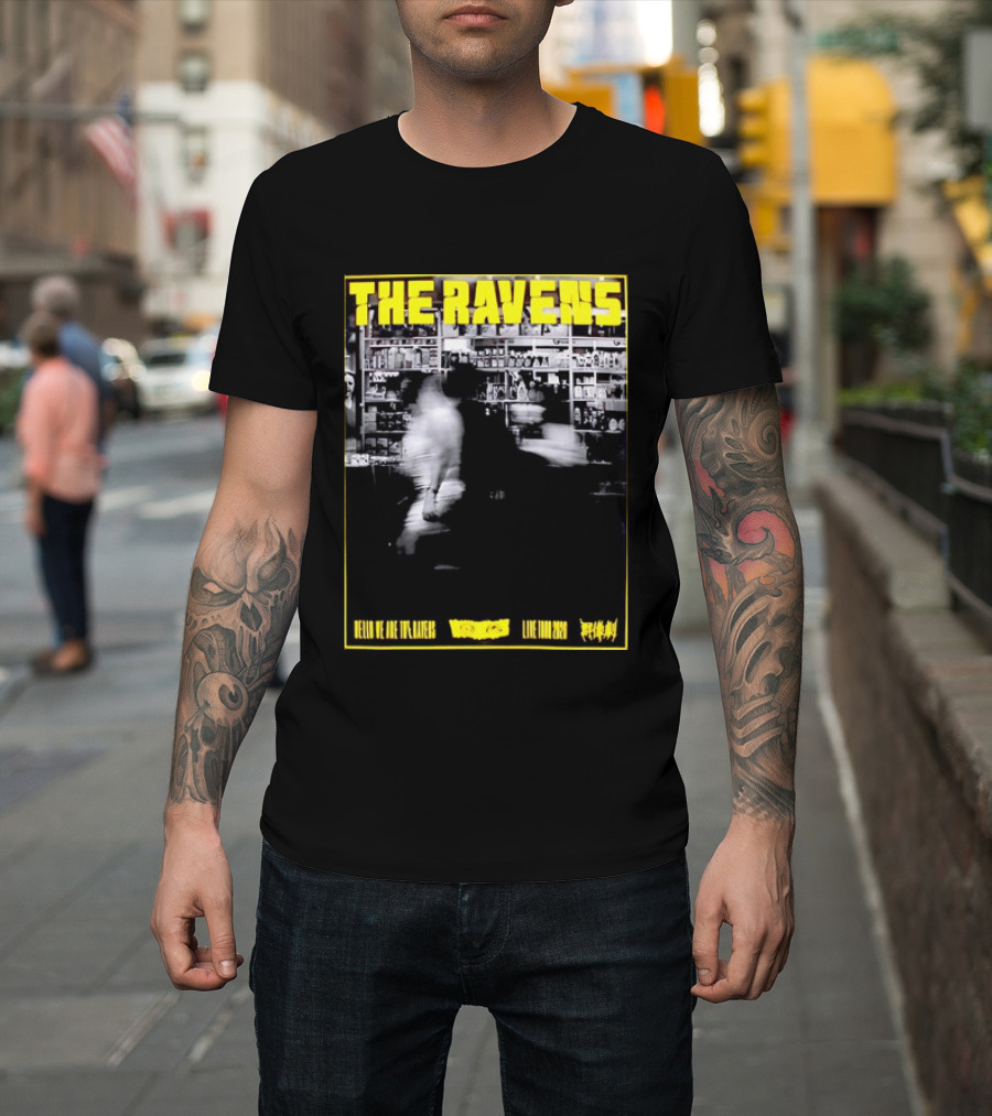 The Ravens Hello We Are The Ravens Voodoo Cat Live Tour 2026 T-Shirt