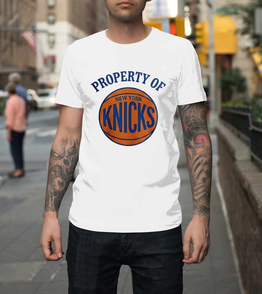 Property Of New York Knicks Basketball T-Shirt