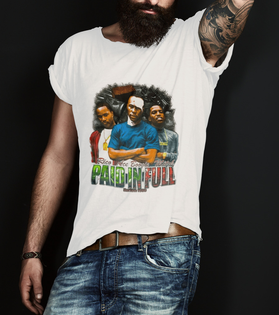 Rico Ace Boogie Mitch Paid In Full Harlem 1986 Iconic Movie T-Shirt