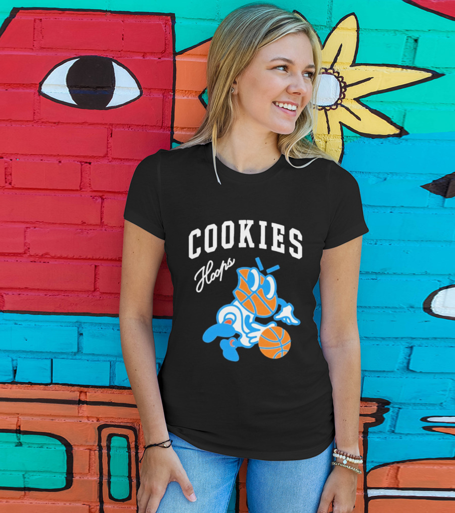 Cookies Hoops Basketball Cartoon Character Streetwear T-Shirt