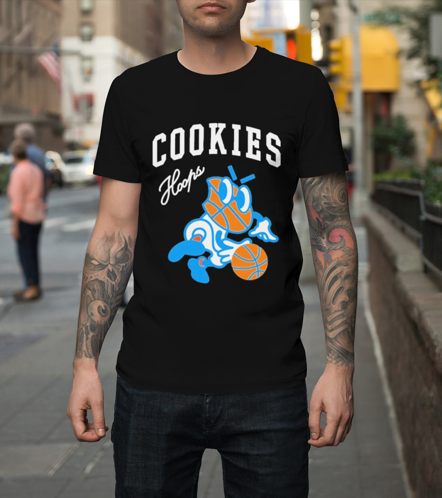 Cookies Hoops Basketball Cartoon Character Streetwear T-Shirt