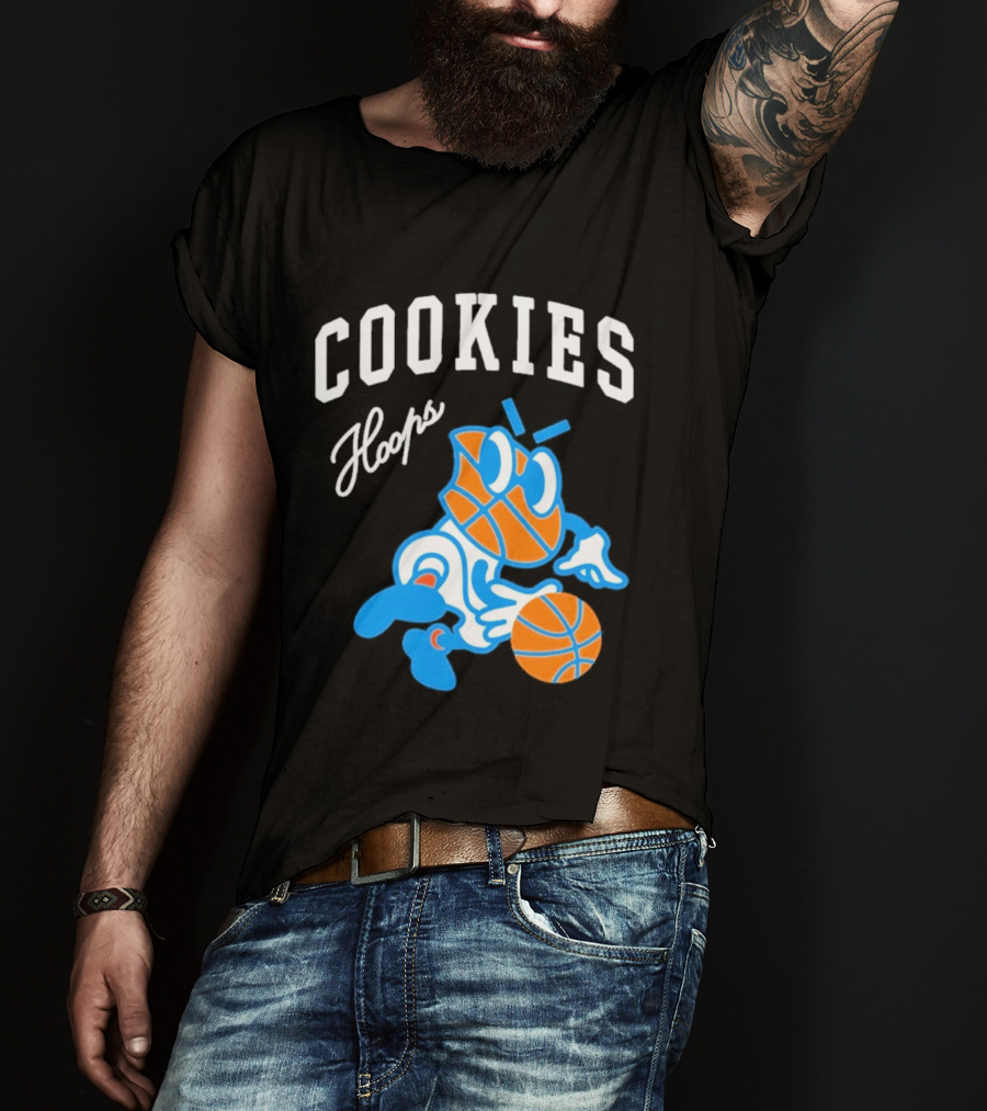 Cookies Hoops Basketball Cartoon Character Streetwear T-Shirt