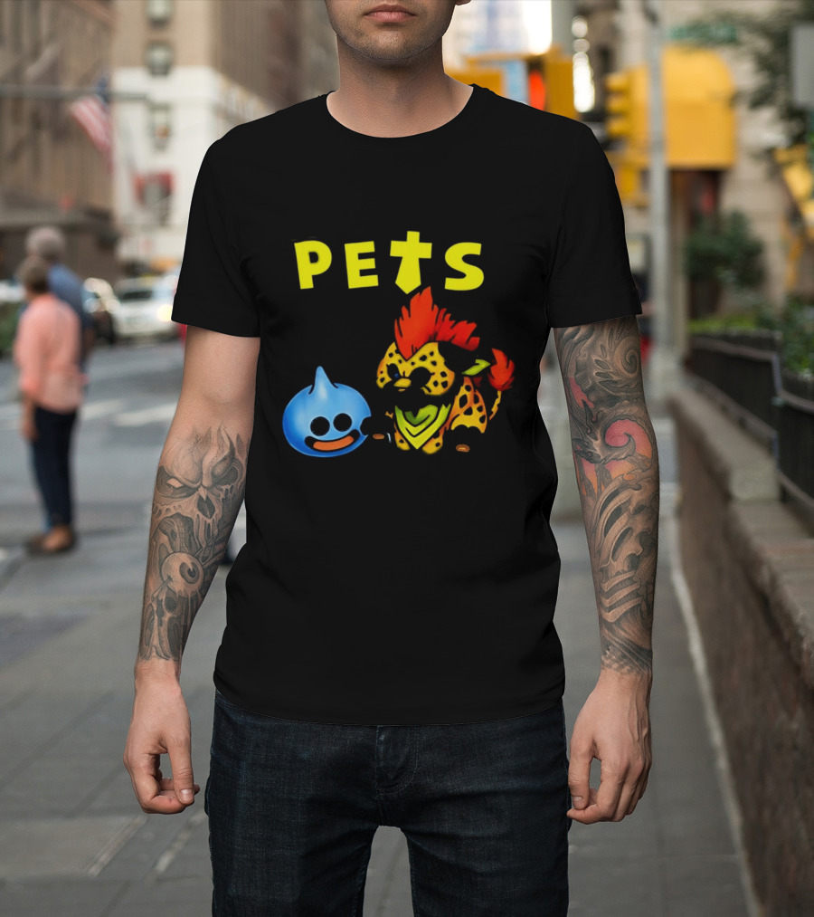 Dragon Quest Pets Slime And Great Sabrecat T-Shirt