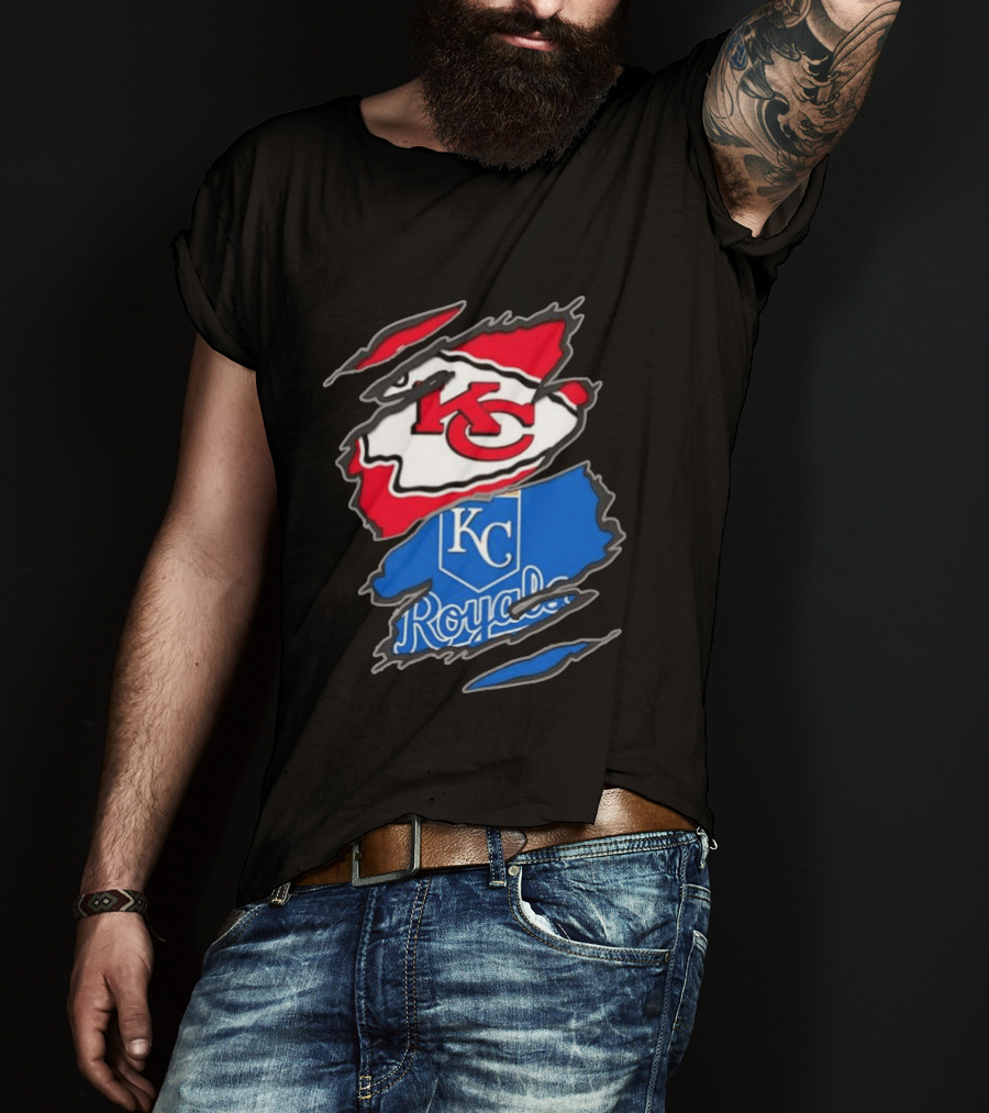 Kansas City Chiefs KC Kansas City Royals MLB Royals KC T-Shirt