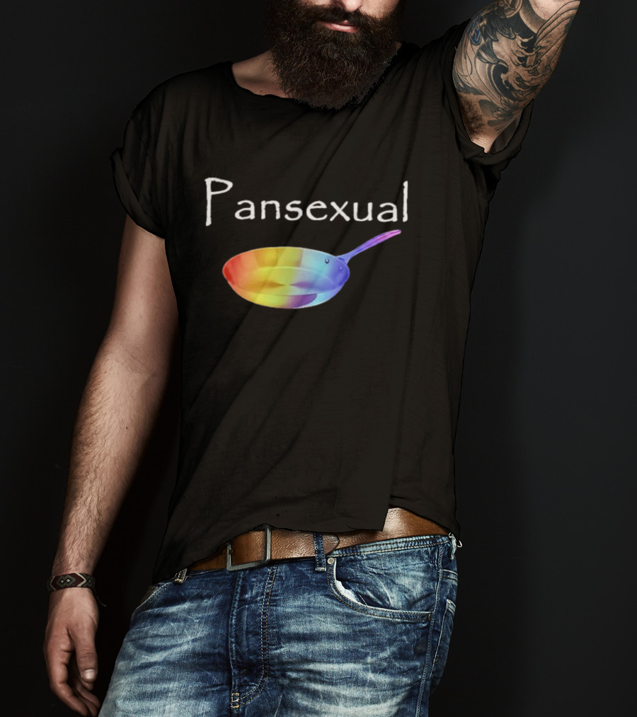 Pansexual Pan Rainbow Pride LGBTQIA Equality Colorful Identity Fun T-Shirt