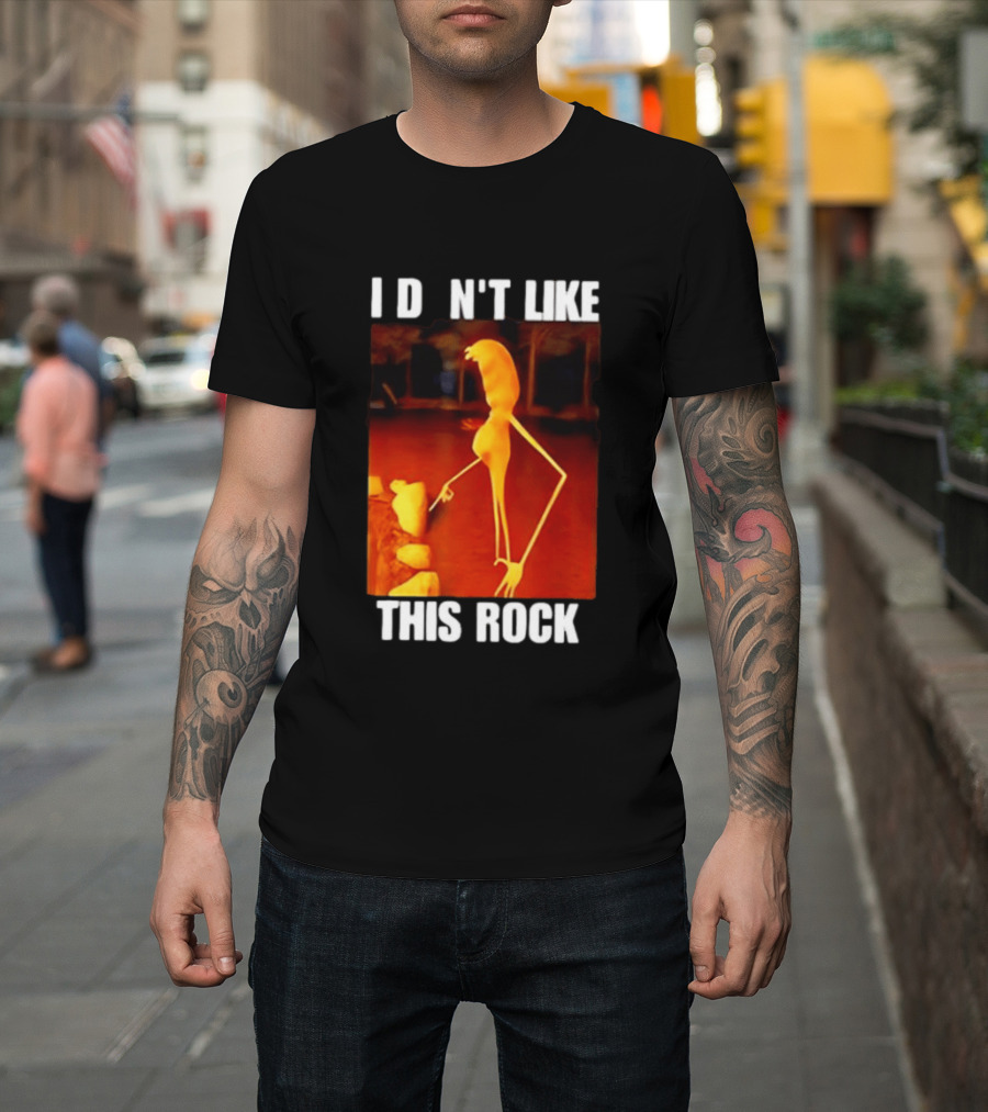 Salad Fingers I Don't Like This Rock Surreal Horror Meme T-Shirt