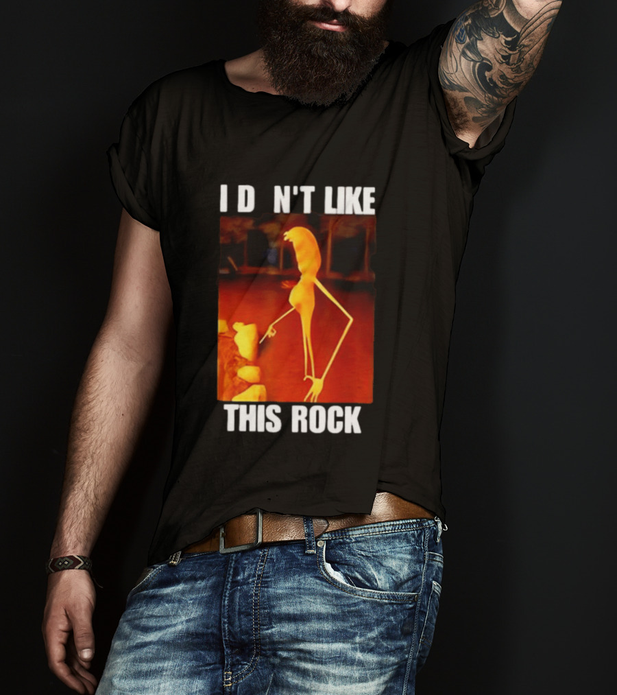 Salad Fingers I Don't Like This Rock Surreal Horror Meme T-Shirt