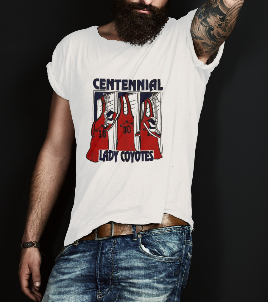 Centennial Lady Coyotes Basketball Team Jerseys With Numbers 18 30 T-Shirt
