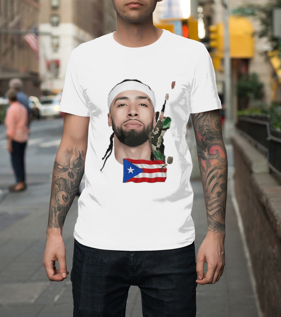 Francisco Lindor New York Mets Puerto Rico Flag Baseball Player T-Shirt