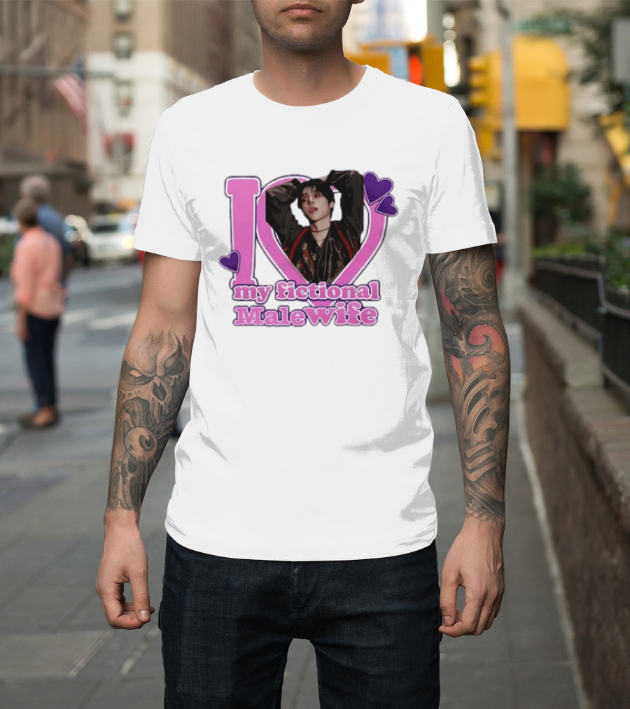 ENHYPEN Sunoo I Love My Fictional Malewife Fan T-Shirt