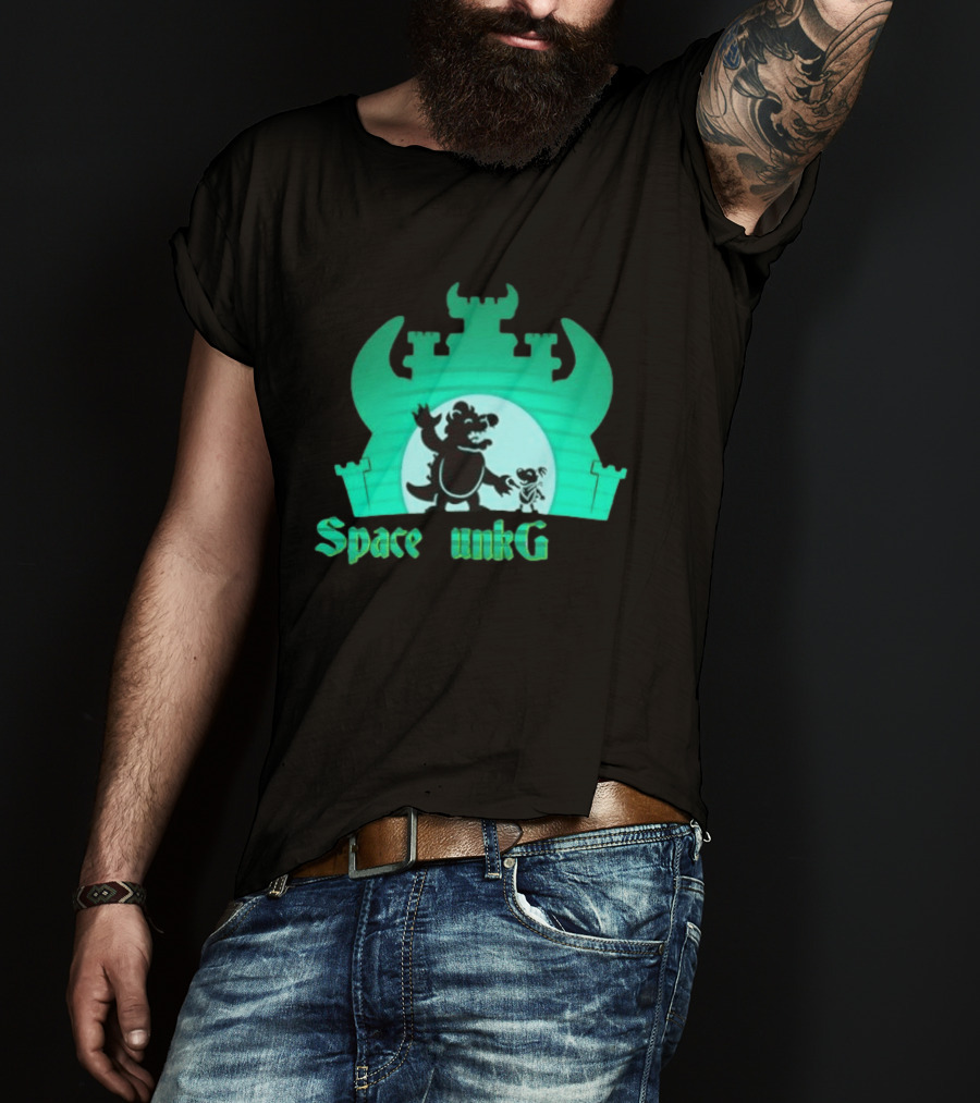 Bowser And Bowser Jr Super Mario Space Junk Galaxy Castle T-Shirt