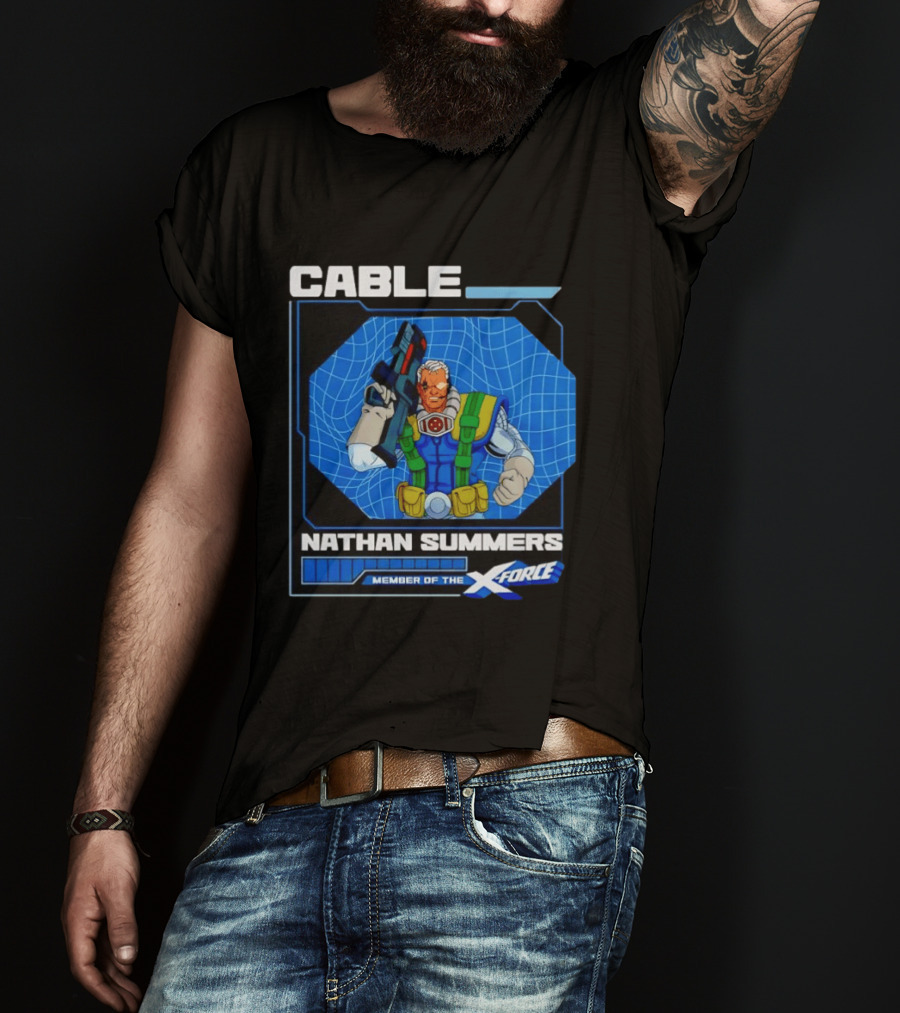 Cable Nathan Summers Member Of The X Force Marvel Comics T-Shirt