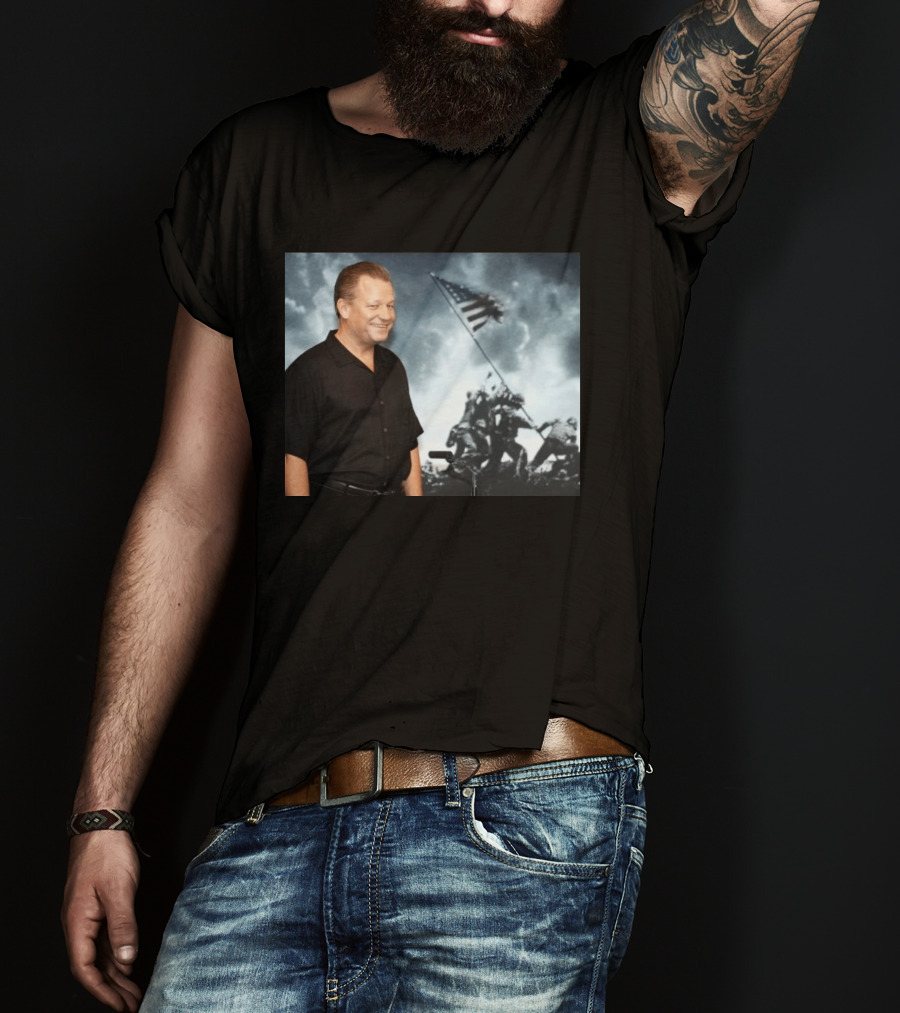 James Bradley Flags Of Our Fathers Iconic Image T-Shirt