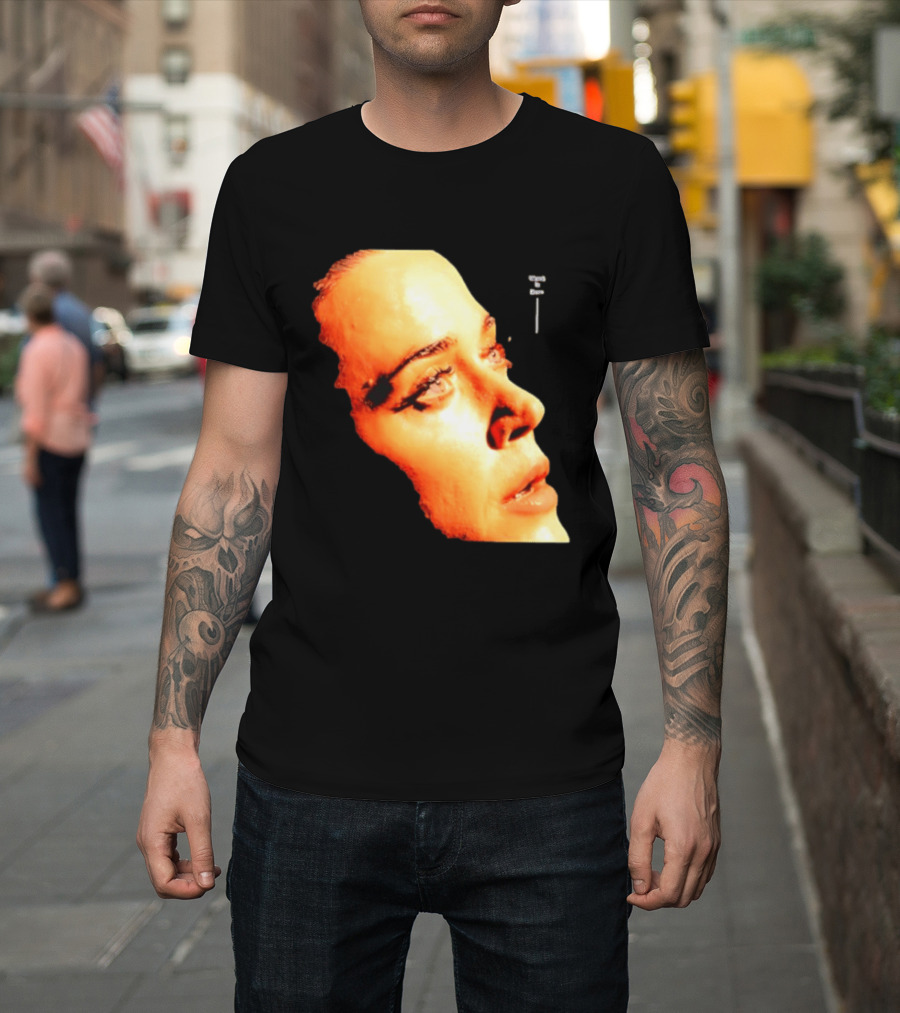 Katy Perry It Burn Music Artist Singer Celebrity Fiery Face T-Shirt