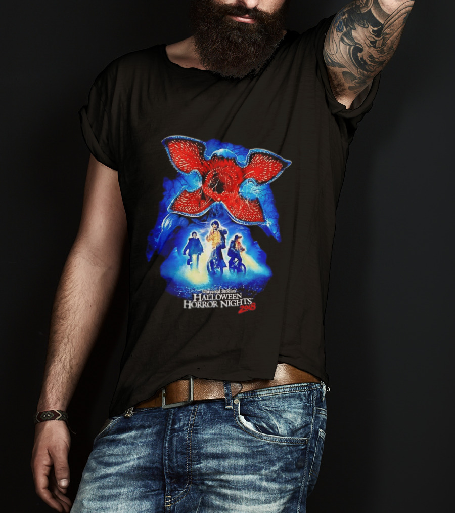 Demogorgon Stranger Things Universal Studios Halloween Horror Nights 2018 T-Shirt