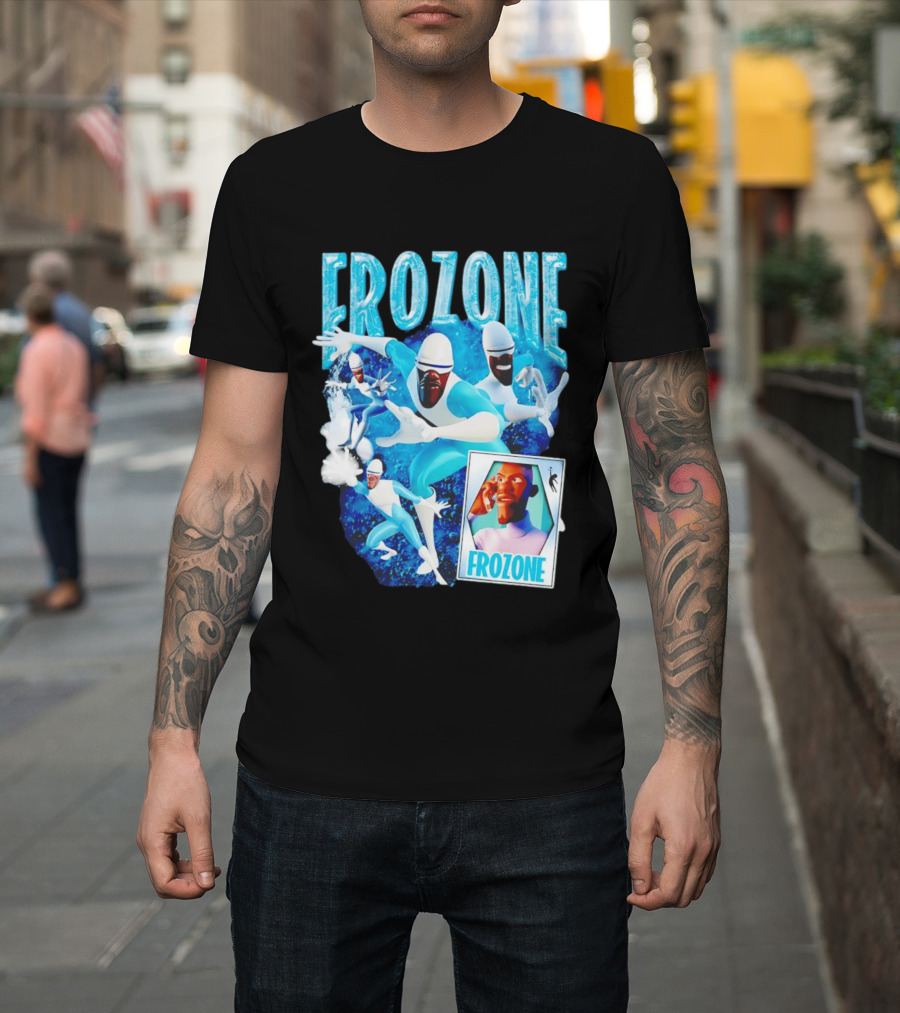 Frozone The Incredibles Disney Movie T-Shirt