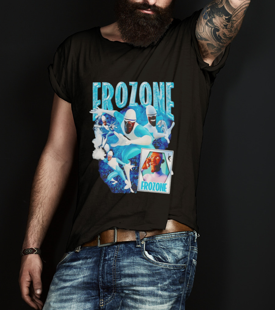 Frozone The Incredibles Disney Movie T-Shirt