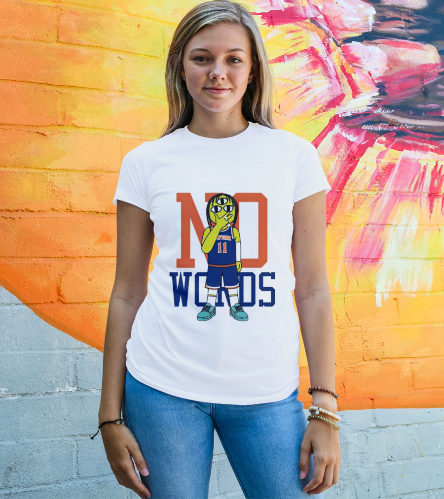 Jalen Brunson New York Knicks No Words Three Eyed Cartoon T-Shirt