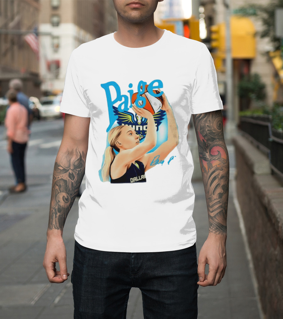 Paige Bueckers Dallas Wings Basketball WNBA Player T-Shirt