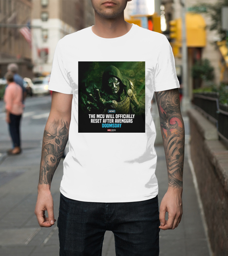 Avengers Doomsday MCU Reset Announcement Super Universe News T-Shirt