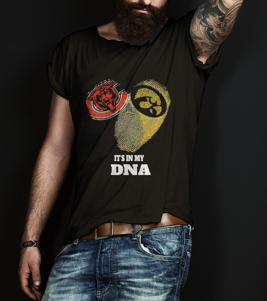 Chicago Bears Iowa Hawkeyes It's In My DNA T-Shirt