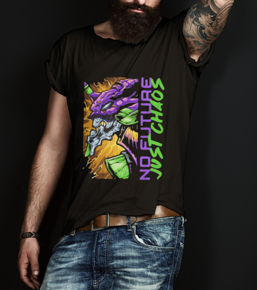 Evangelion Unit 01 No Future Just Chaos Neon Genesis Evangelion T-Shirt