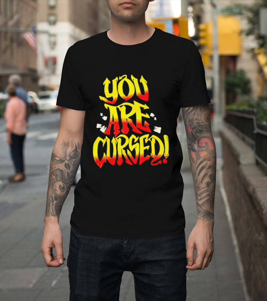 Danhausen You Are Cursed Bold Graffiti T-Shirt