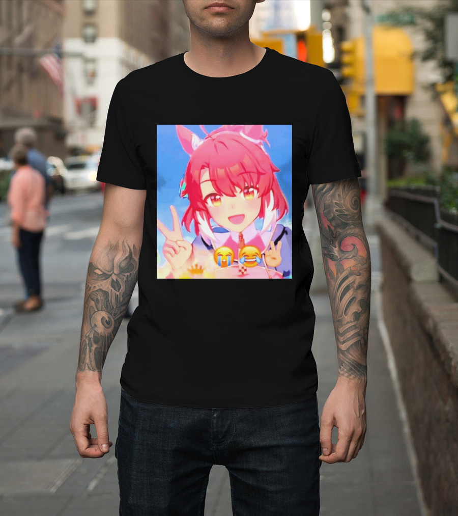 Happy Birthday Dantsu Flame 2026 Anime Character Peace Emoji T-Shirt