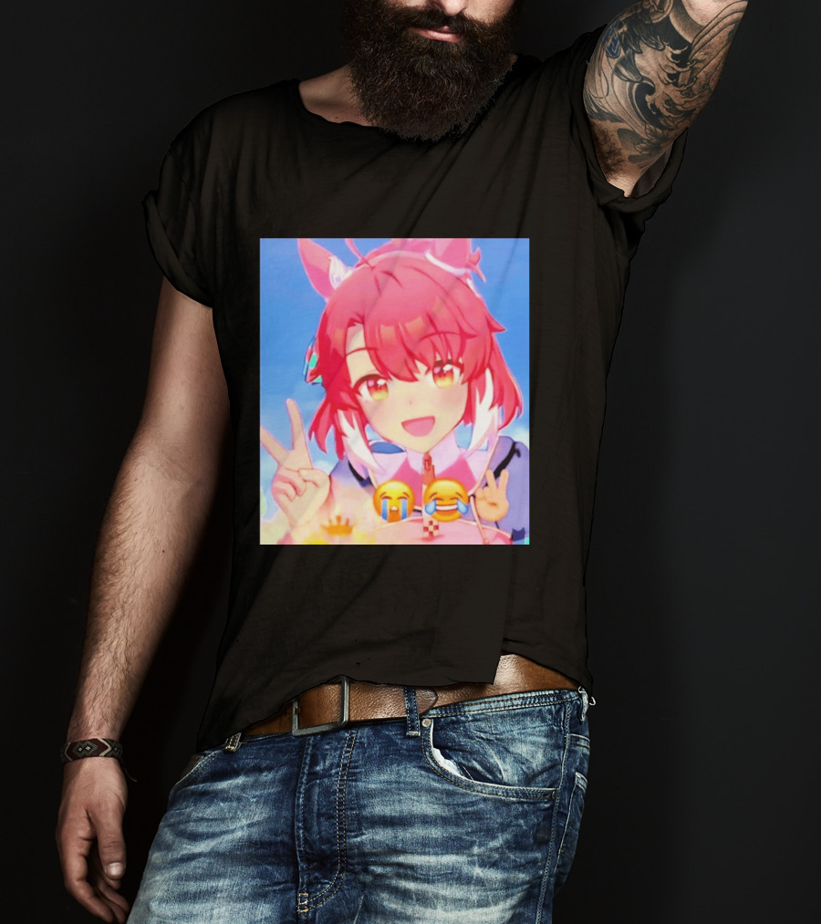Happy Birthday Dantsu Flame 2026 Anime Character Peace Emoji T-Shirt