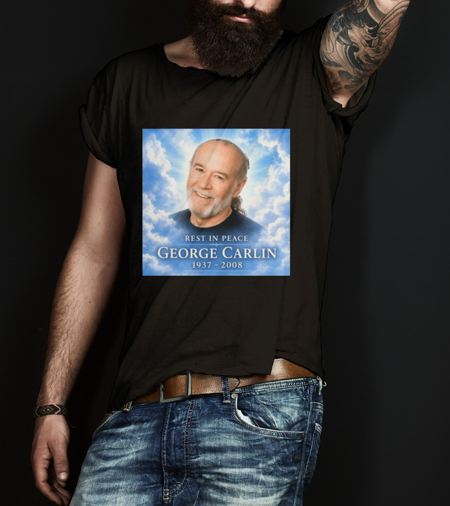 Rest In Peace George Carlin 1937 2008 Memorial T-Shirt
