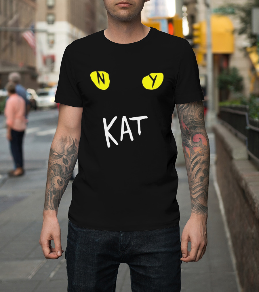 New York NY KAT Cat Eyes Karl Anthony Towns Knicks T-Shirt