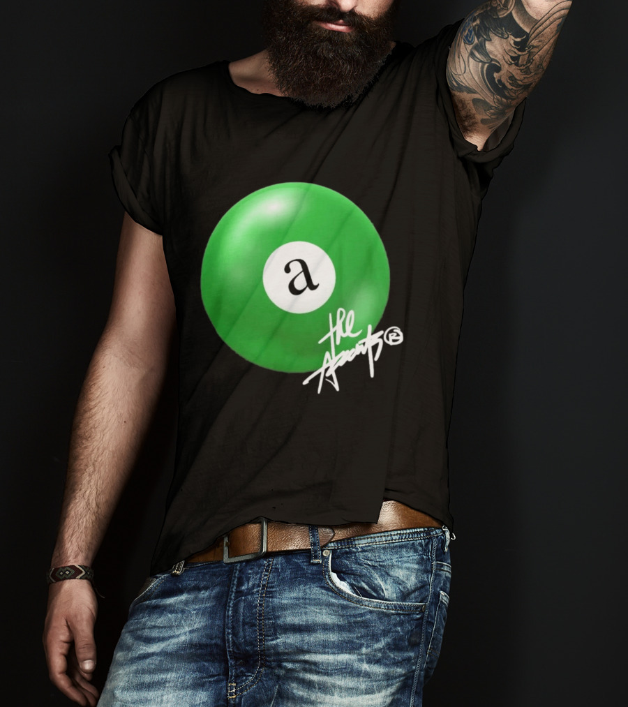 The Accents Collection Green Pool Ball Icon With Signature T-Shirt
