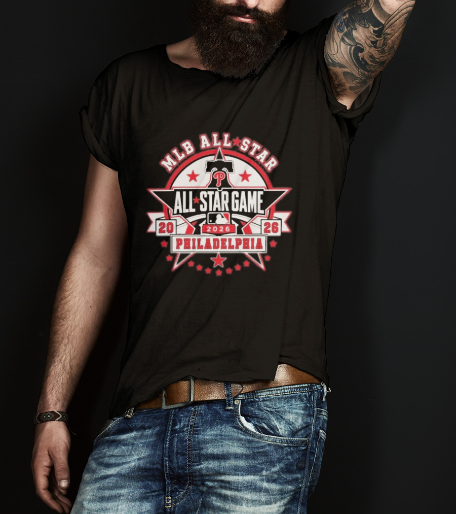 MLB All Star Game 2026 Philadelphia Phillies Baseball Event T-Shirt
