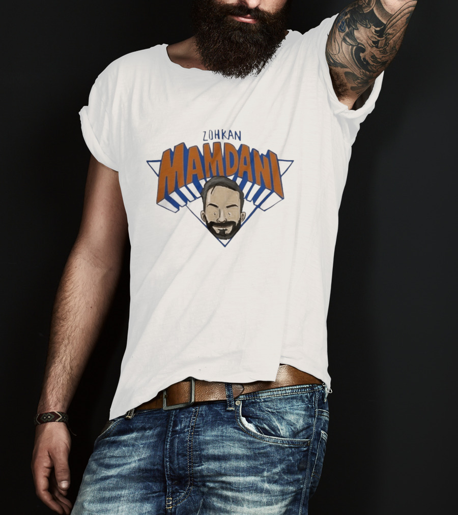 Zohran Mamdani MAMDANI Knicks Style Collab T-Shirt
