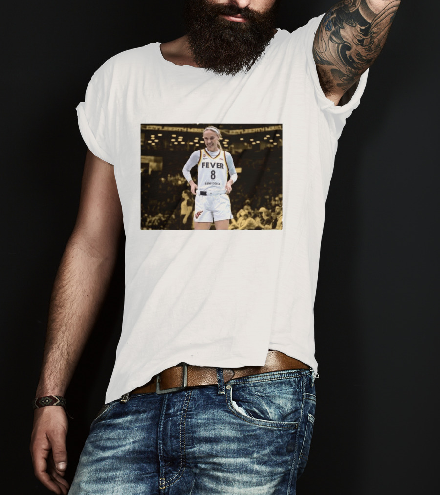 Indiana Fever Basketball Sophie's Favorite Knicks Player NBA Title Pursuit T-Shirt