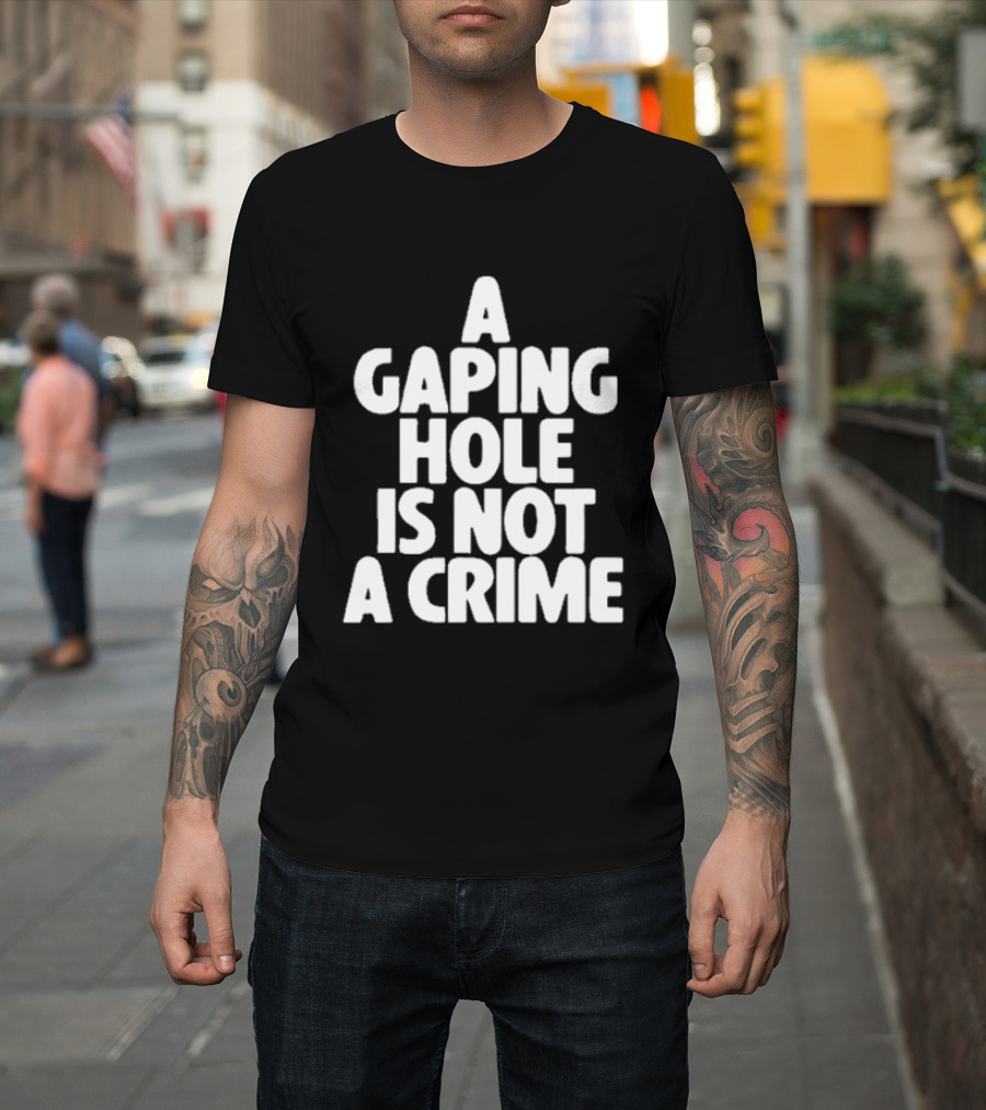 A Gaping Hole Is Not A Crime T-Shirt